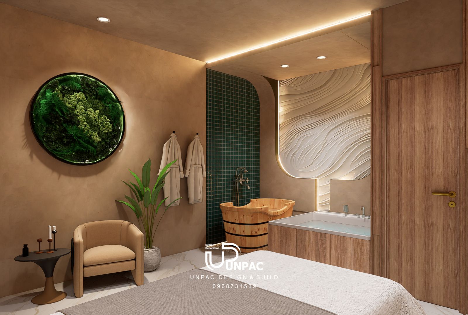 thiết kế nội thất spa