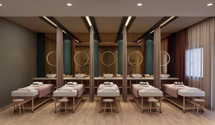 thiết kế nội thất spa
