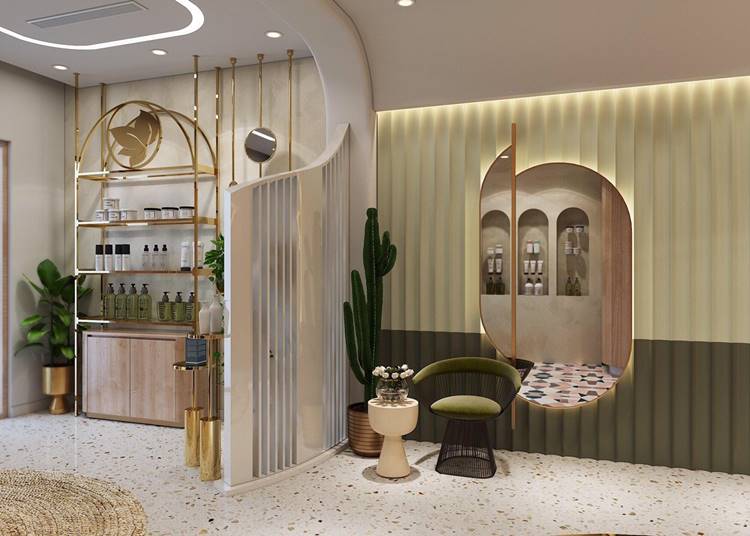 thiết kế nội thất spa