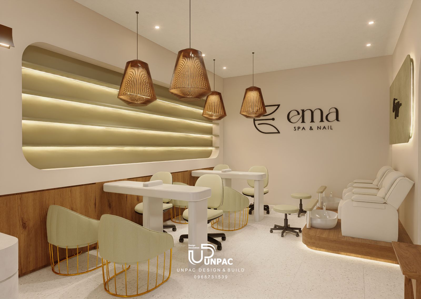 thiết kế thi công spa