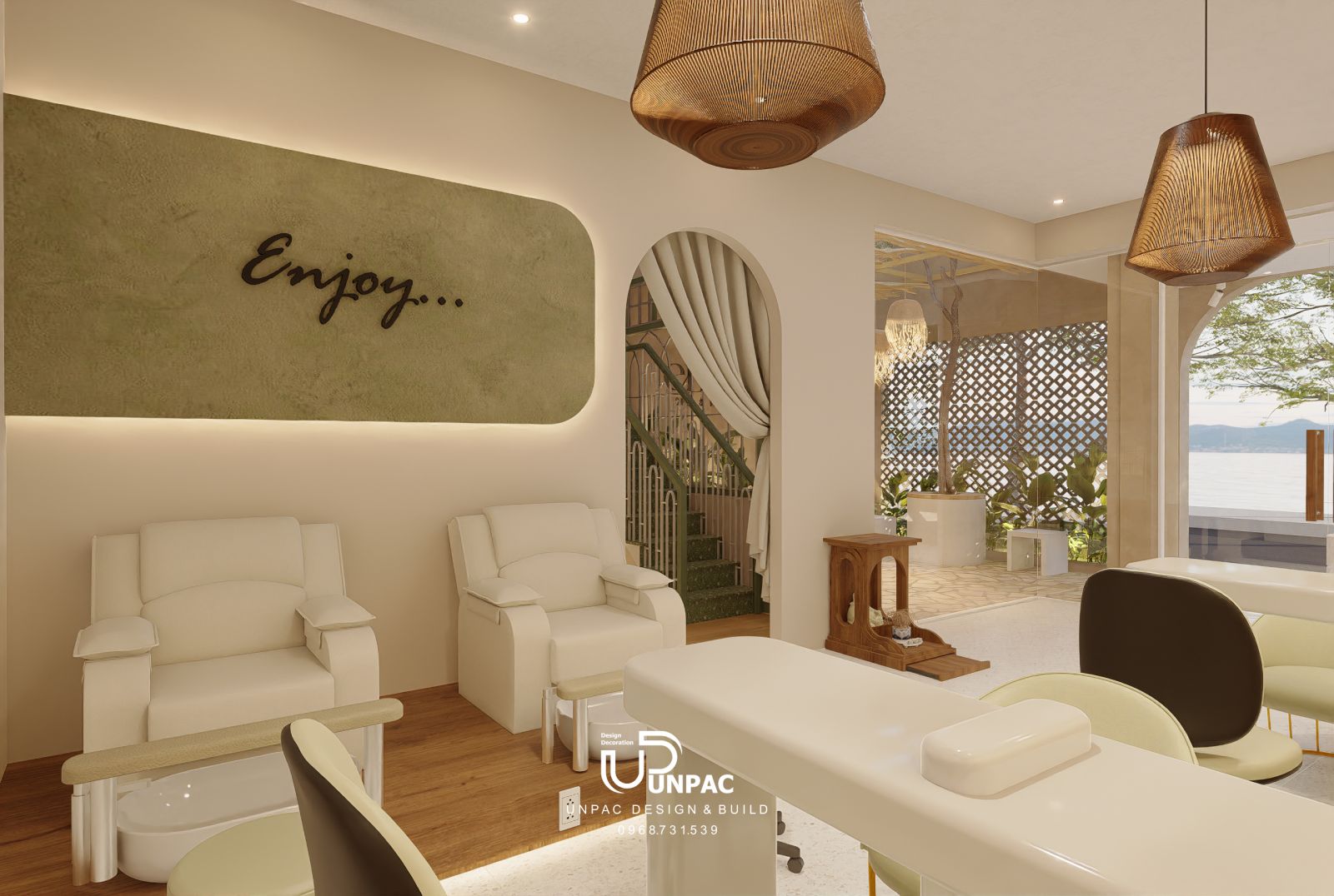 thiết kế thi công spa