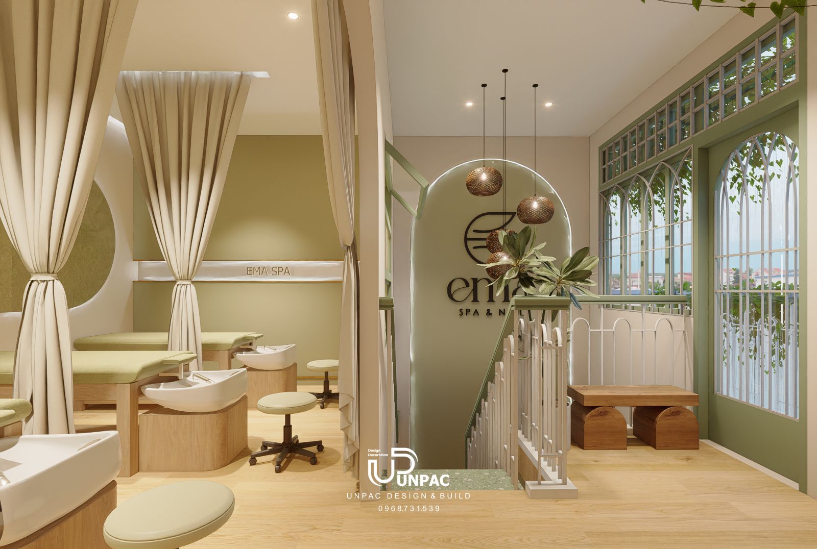 thiết kế thi công spa
