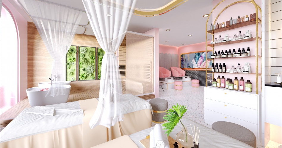thiết kế thi công spa
