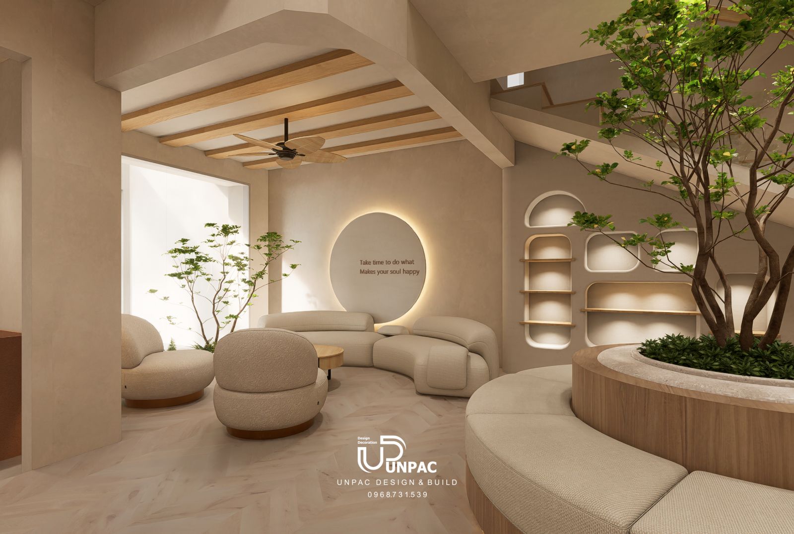 thiết kế thi công nội thất spa
