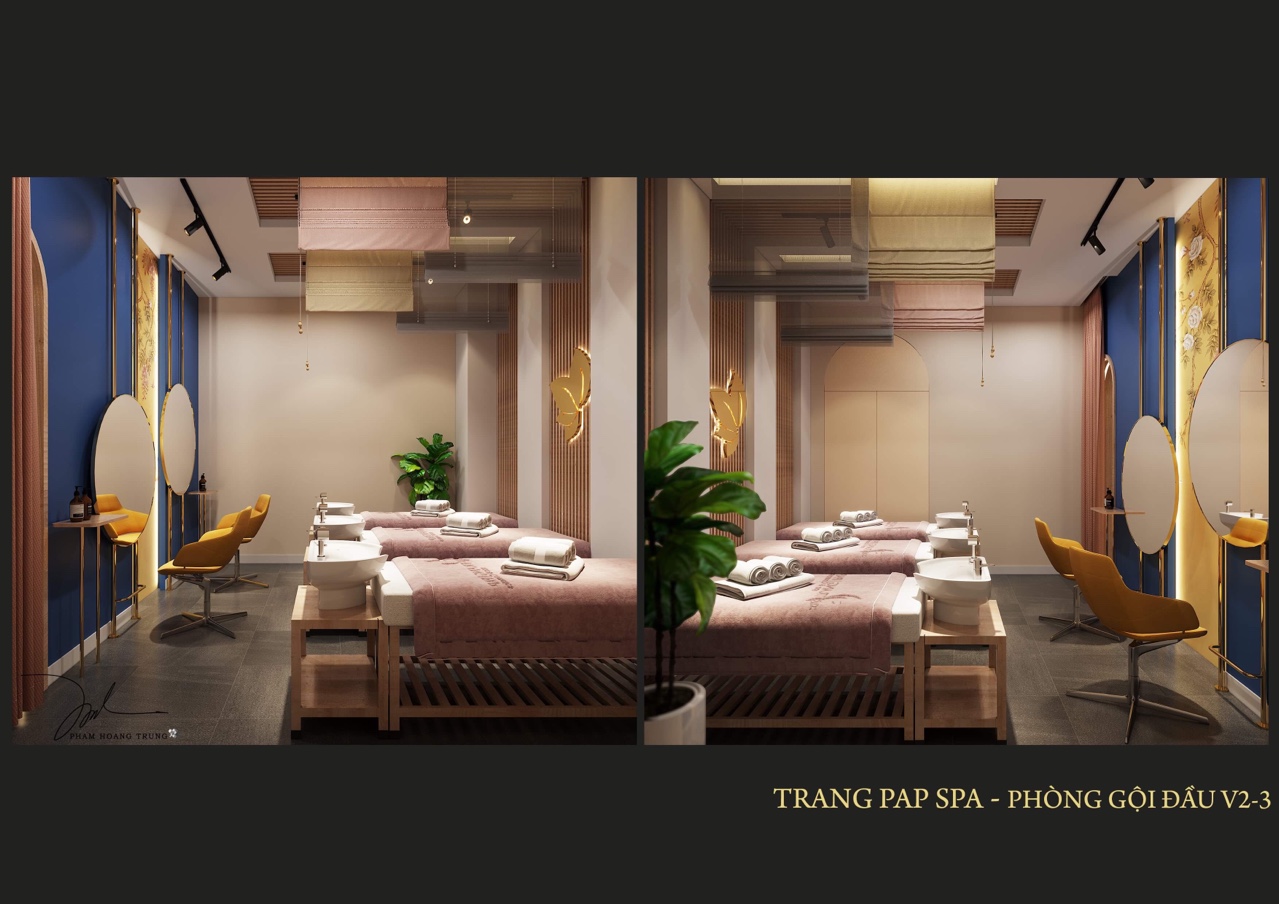 thiết kế thi công nội thất spa