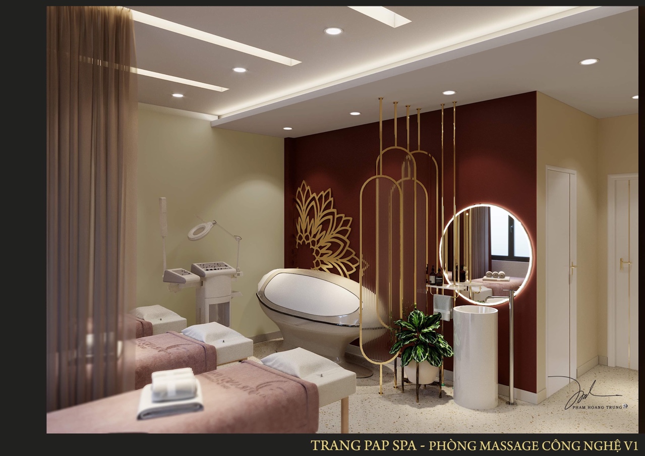thiết kế thi công nội thất spa