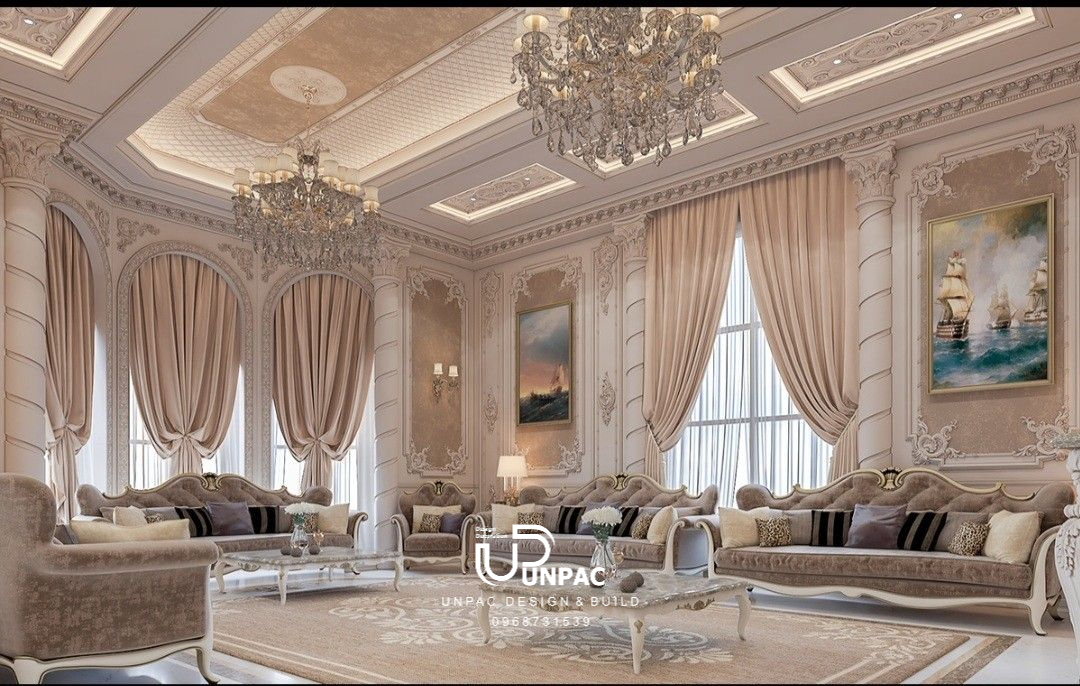 thiết kế nội thất tân cổ điển
