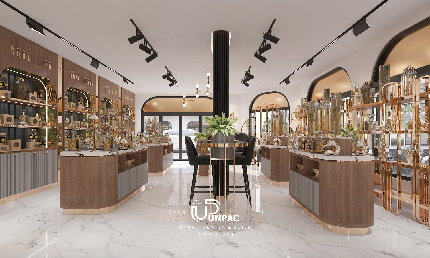 thiết kế thi công shop​ tại Bình Dương
