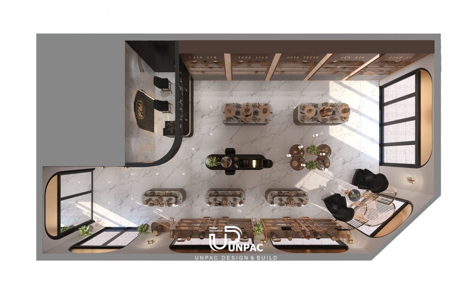 mẫu thiết kế thi công shop đẹp