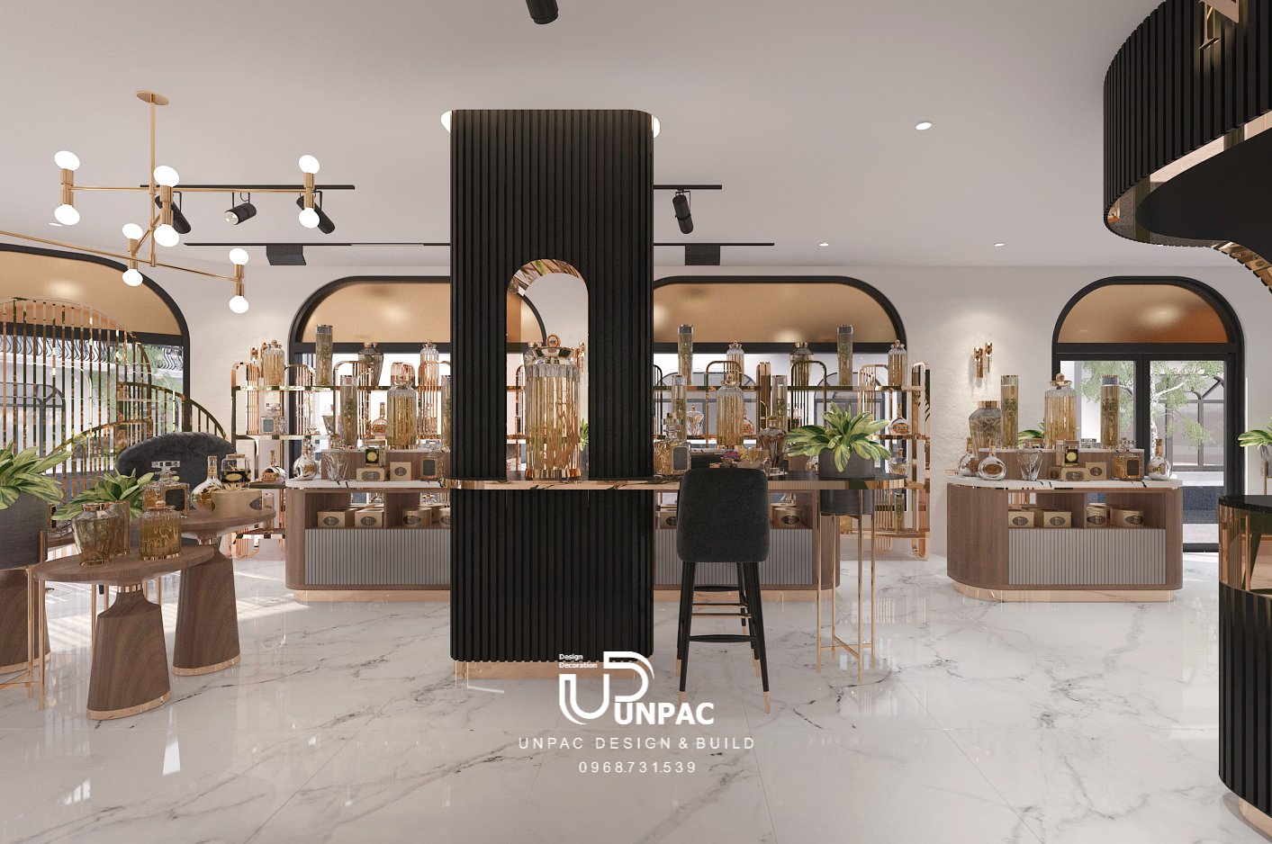 mẫu thiết kế thi công shop đẹp