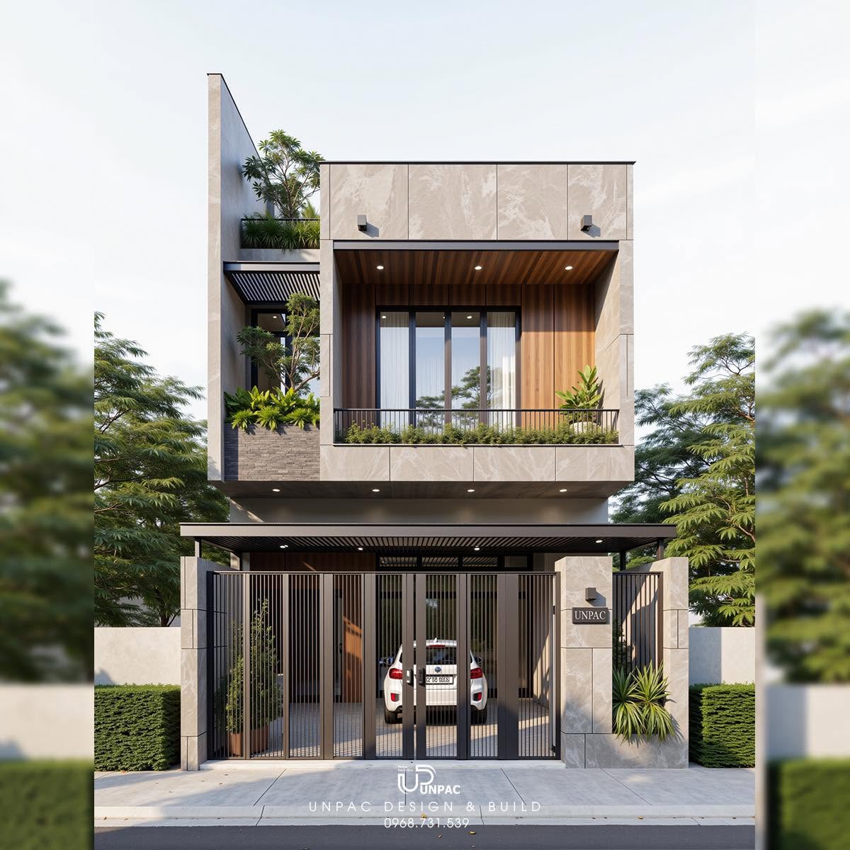 xây nhà 1 trệt 1 lầu Bình Dương