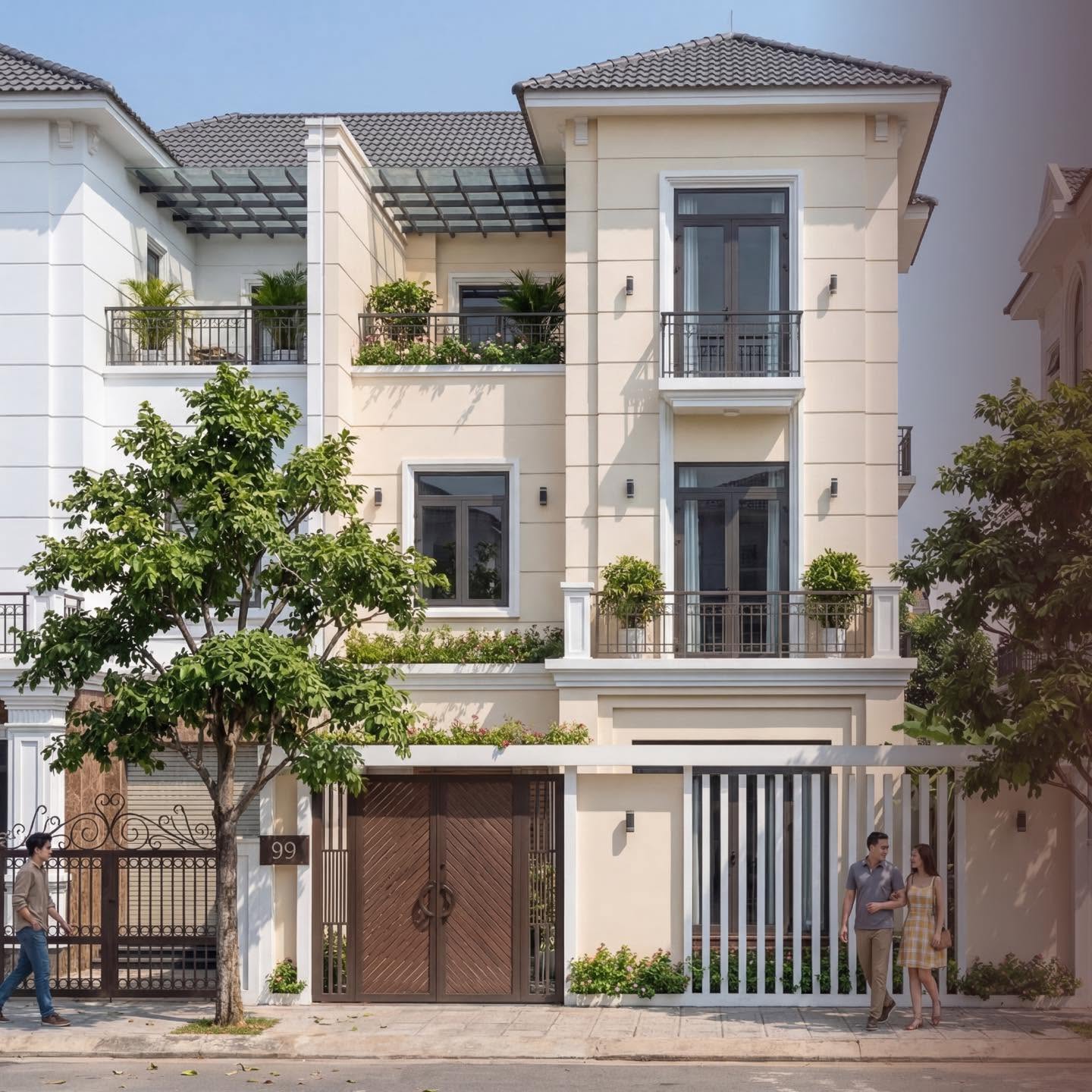 Chi phí xây biệt thự trọn gói Bình Dương