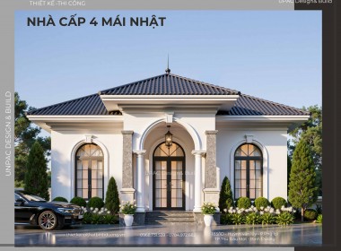 MẪU NHÀ CẤP 4 MÁI NHẬT