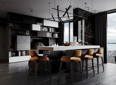 NỘI THẤT GỖ TỐI MÀU