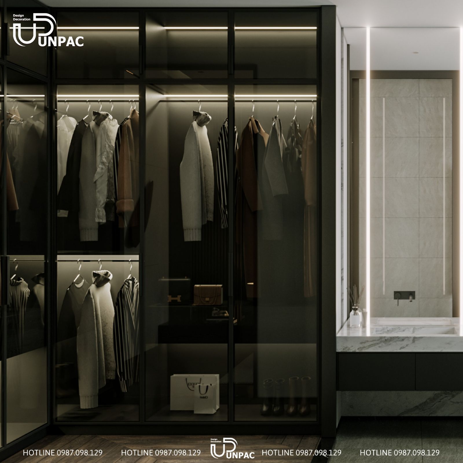 thiết kế nội thất showroom tại Thuận An