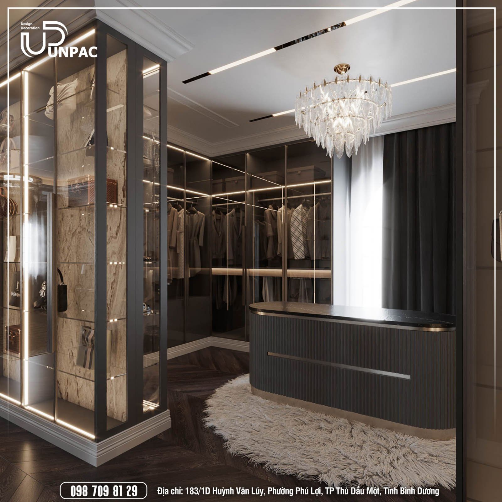 thiết kế nội thất showroom tại Thuận An