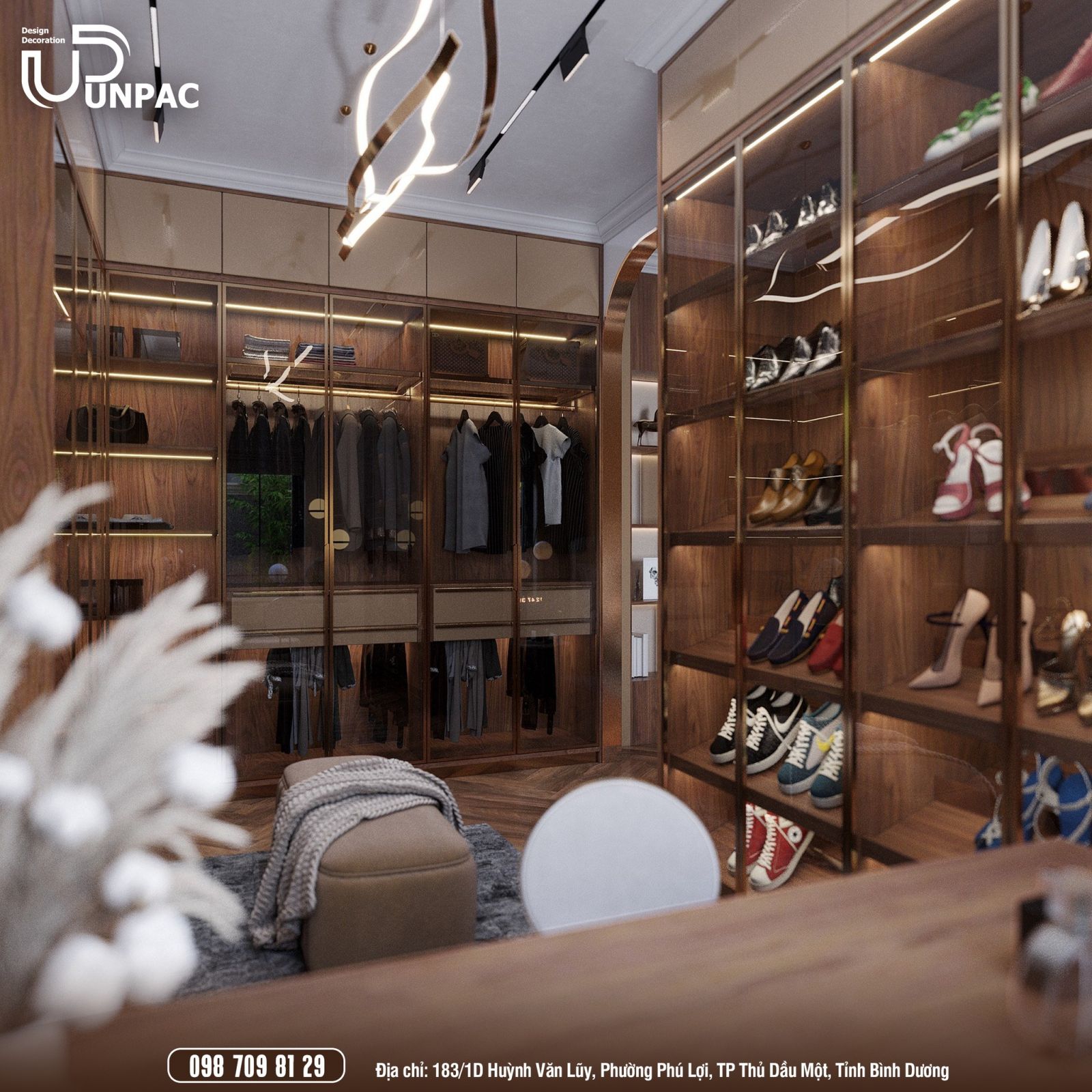 thiết kế nội thất showroom tại Thuận An
